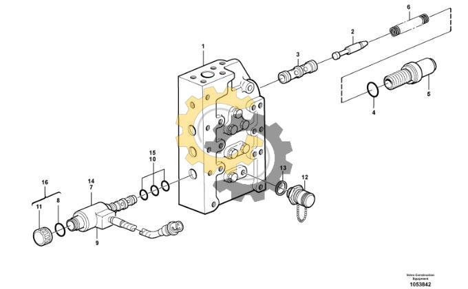 GEAR SELECTOR VALVE VOLVO