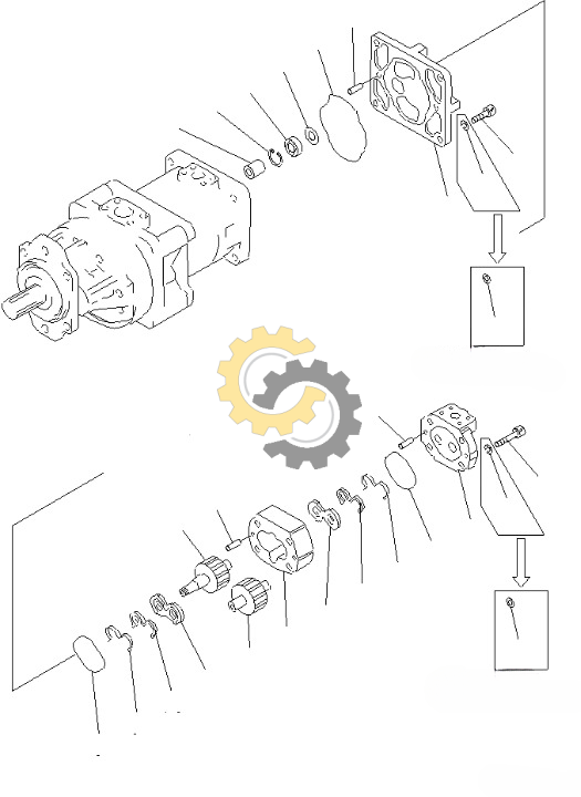 Komatsu 705-34-30630 Hydraulic Pump - Shop & Supply Co